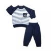Thumbnail 5: 男婴条纹设计服装套装