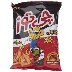 伊朗 Cheetos 酥脆芝士 – 火辣零食，95 克（10 包）