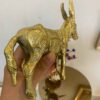 Thumbnail 4: 黄铜驴子装饰雕像 – 乡村农场风格摆件