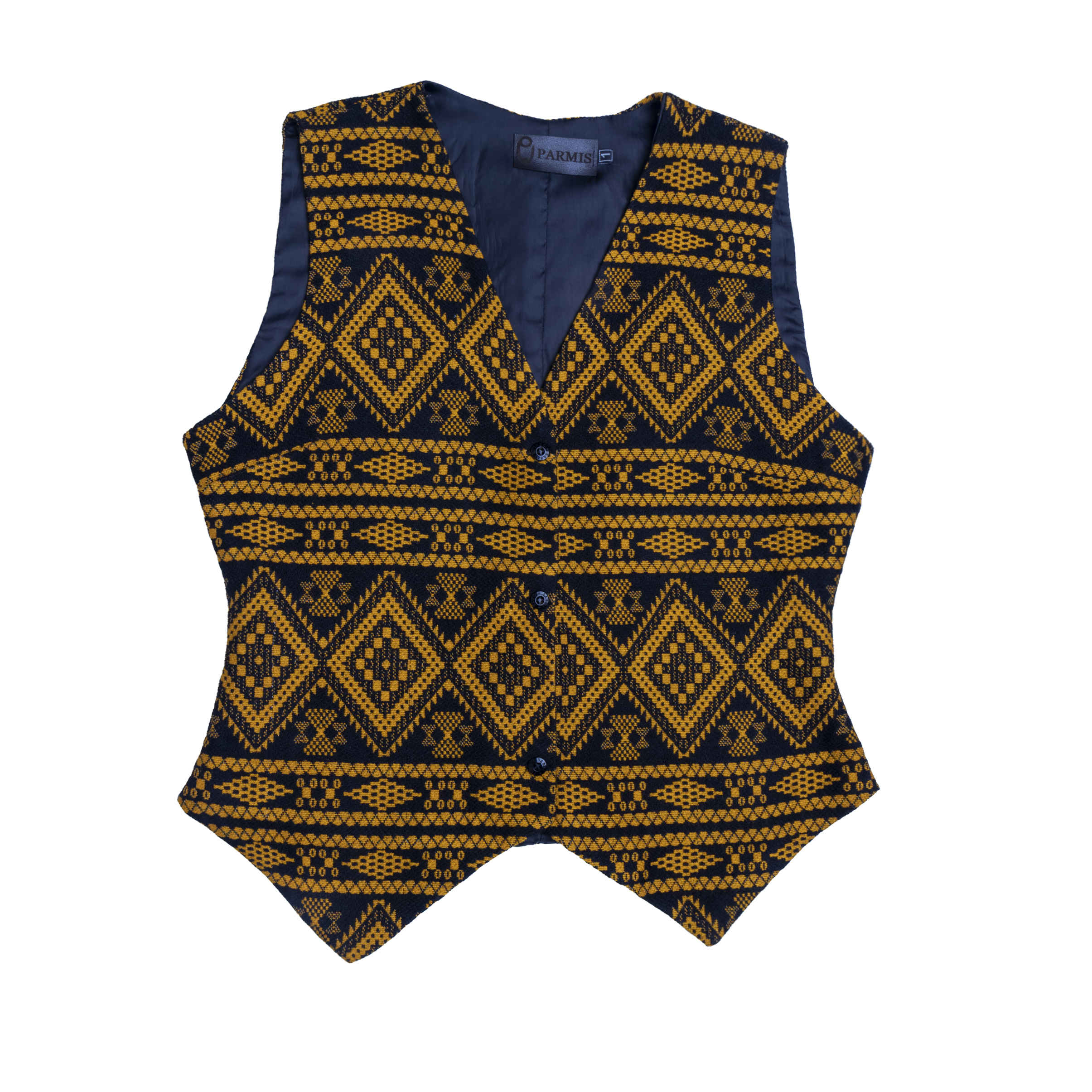 女士刺绣马甲——巴洛奇图案 · 全衬里设计