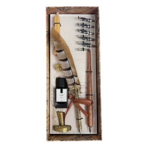 野鸡羽毛笔套装 – 皇家设计款