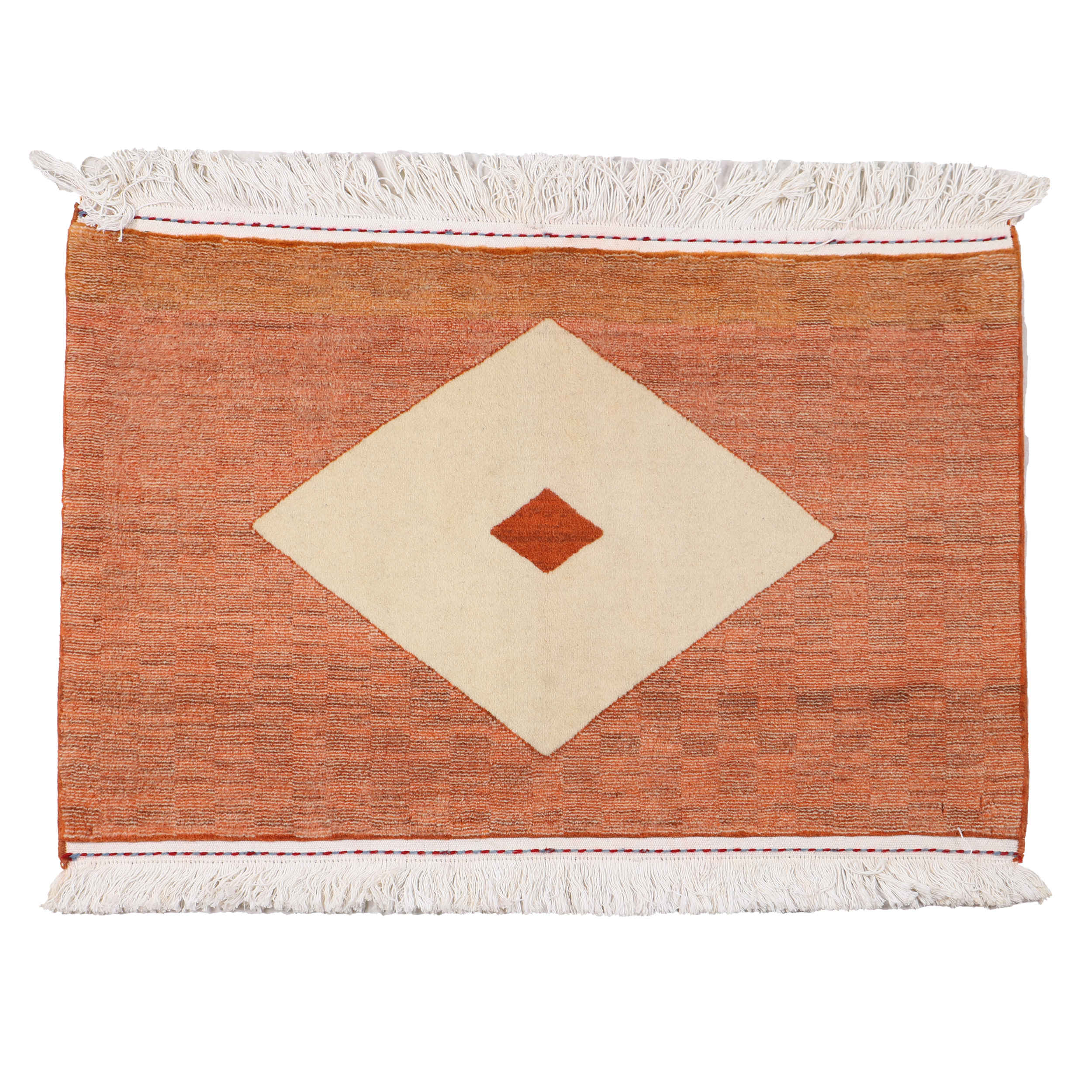 Main image of 真正波斯加贝羊毛地毯 手工编织于法尔斯 几何