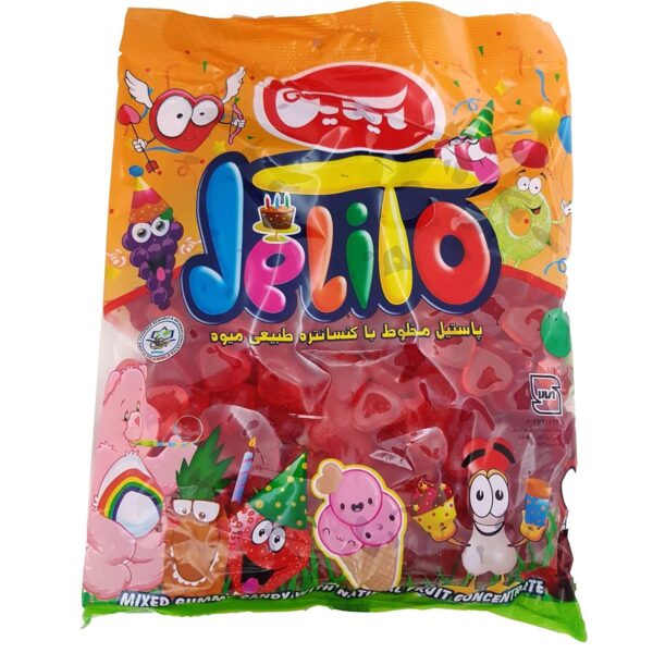 清真软糖 – 心形水果口味 – Aidin (1000克)