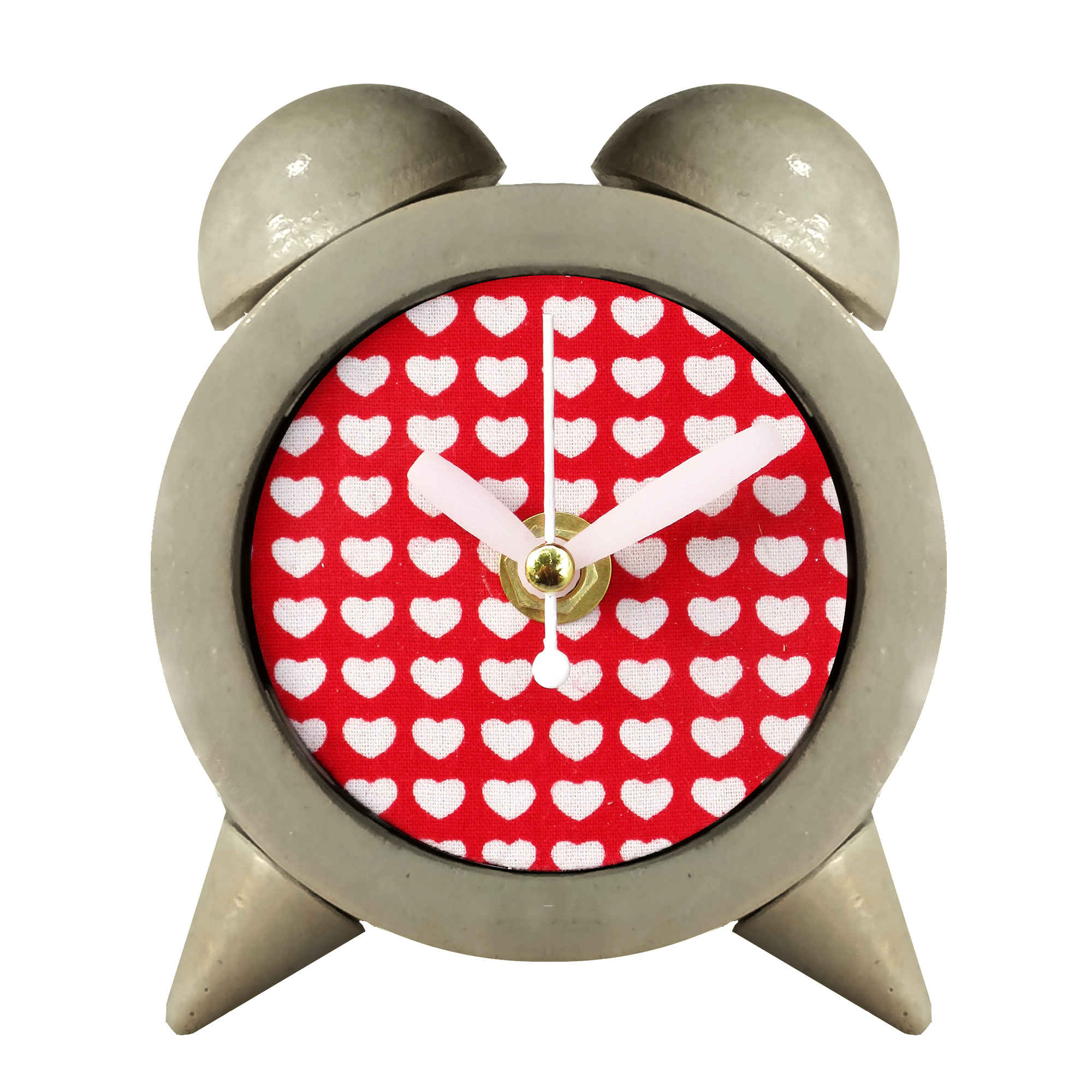 Main image of 手工混凝土双铃钟 – 家居装饰款