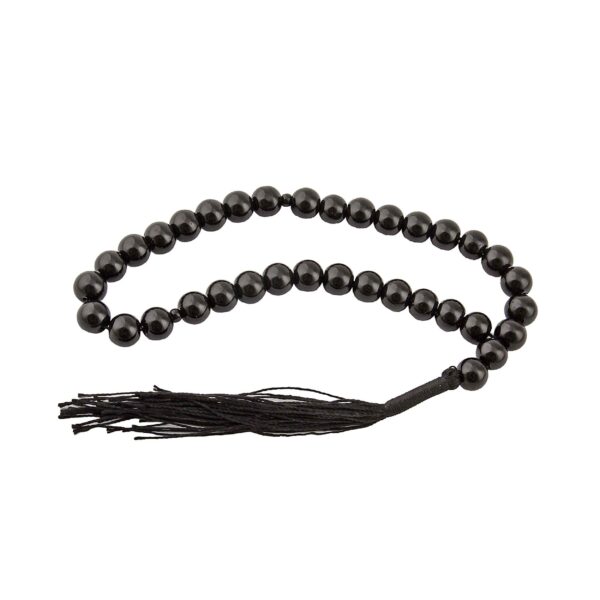 伊斯兰黑缟玛瑙念珠 —— 33颗祈祷珠 Tasbih