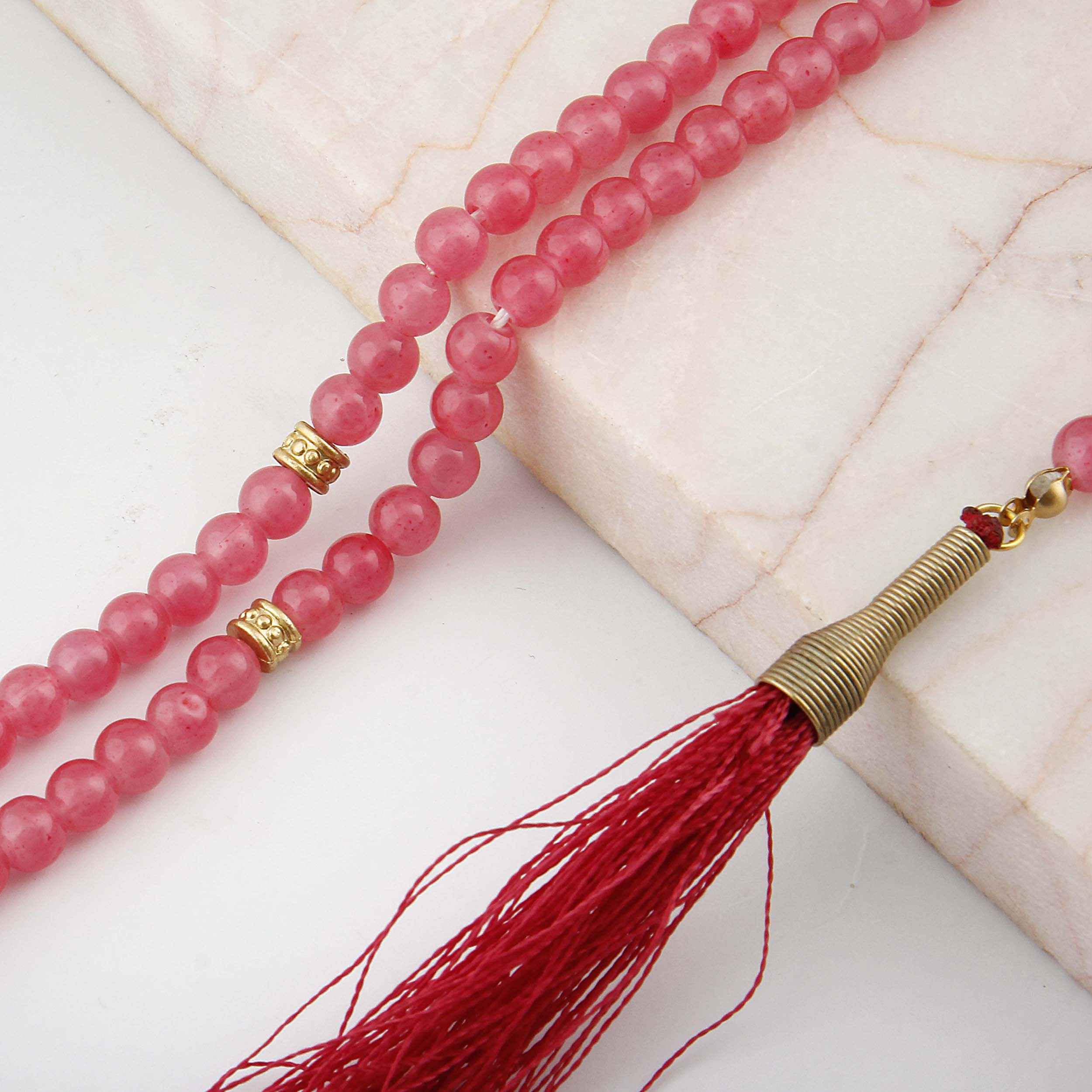 伊斯兰缟玛瑙念珠 —— 101颗祈祷珠 Tasbih