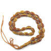 伊斯兰深色Sandalus树脂念珠 —— 33颗祈祷珠 Tasbih