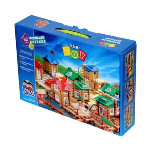 Tak Toy 森林小屋积木 – 迷人套装，62件