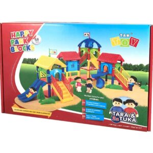 Tak Toy 快乐公园积木 – 趣味玩具套装，58件