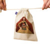 Thumbnail 2: 抽绳棉布收纳袋 – 环保可重复使用，适合保持面包新鲜