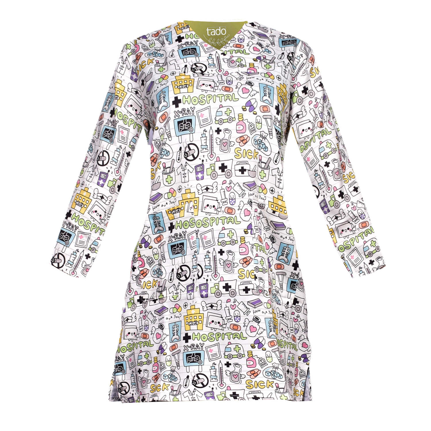 Main image of 女士弹力医用手术服套装——舒适与灵活