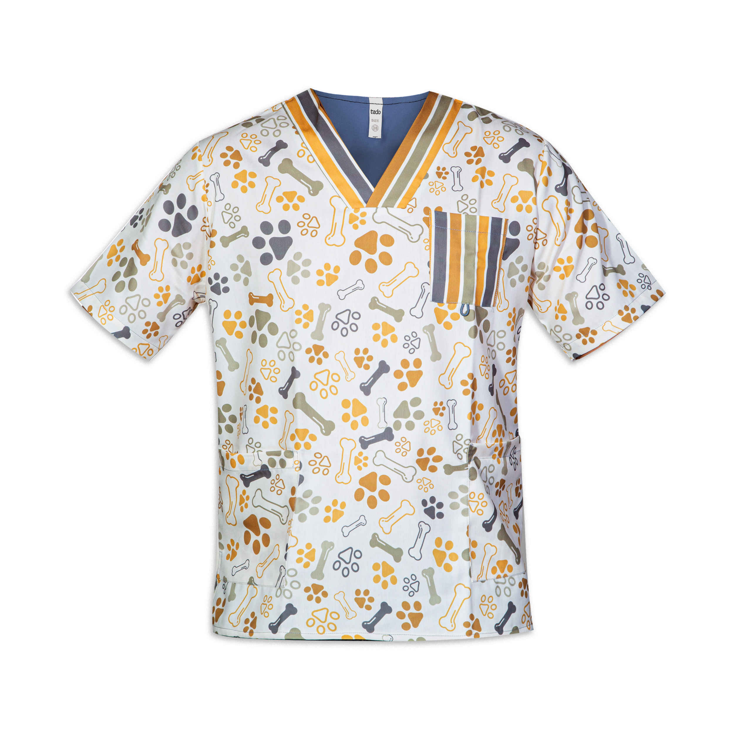 Main image of 男士兽医工作服上衣——耐用与实用