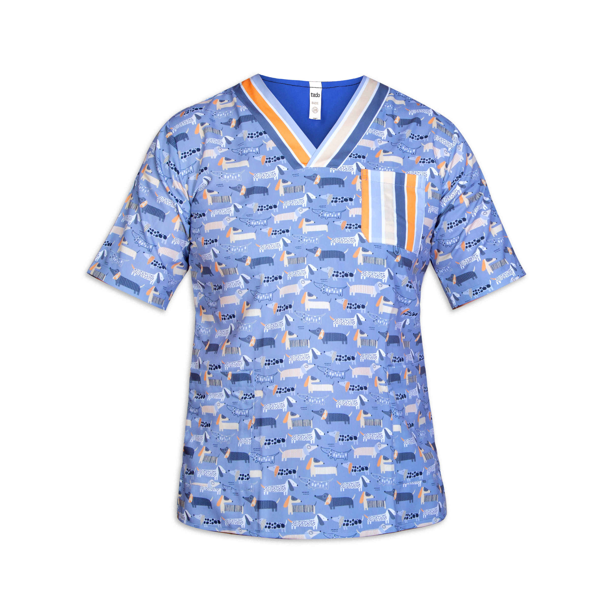 Main image of 男士兽医诊所与医院工作服上衣——可靠与专业