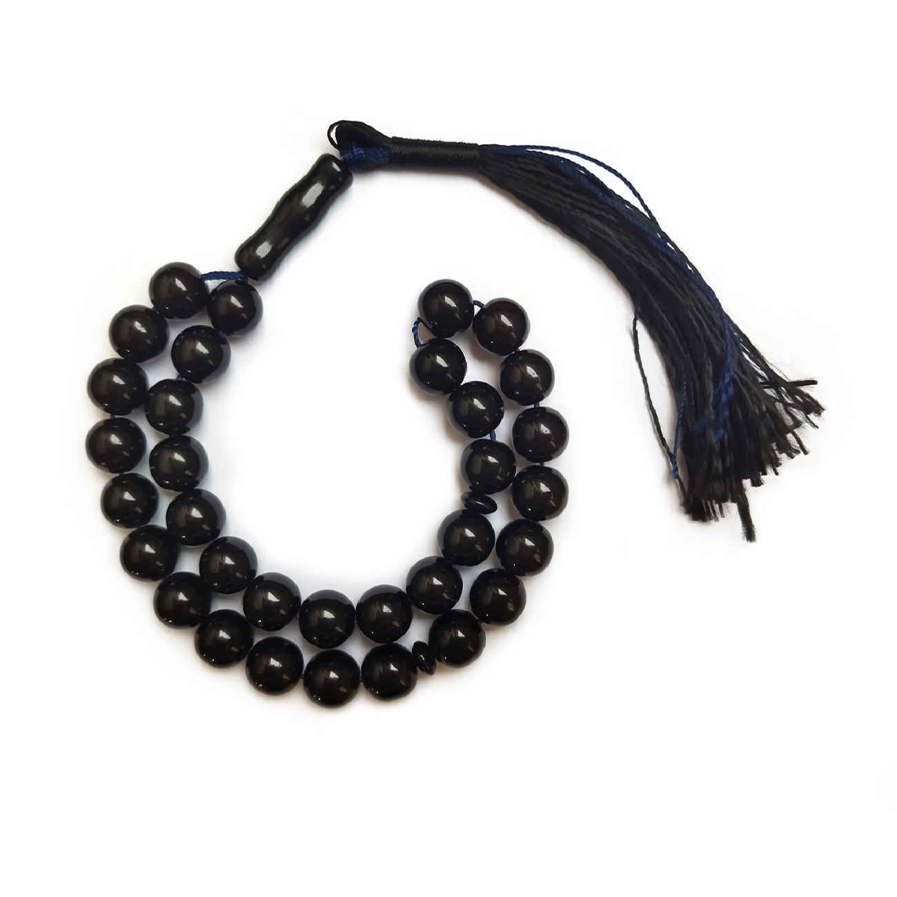 Main image of 伊斯兰黑玛瑙念珠 —— 33颗祈祷珠 Tasbih