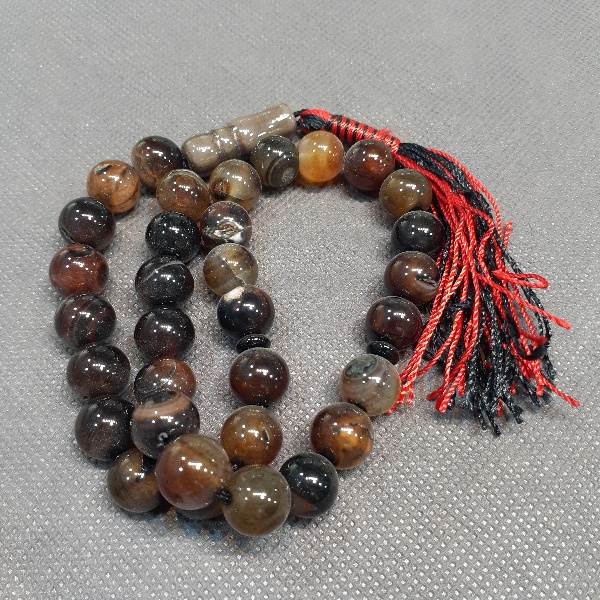 伊斯兰玛瑙念珠 Tara —— 33颗祈祷珠 Tasbih