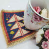 Thumbnail 3: 手工波斯Kilim编织杯垫 – 松树图案