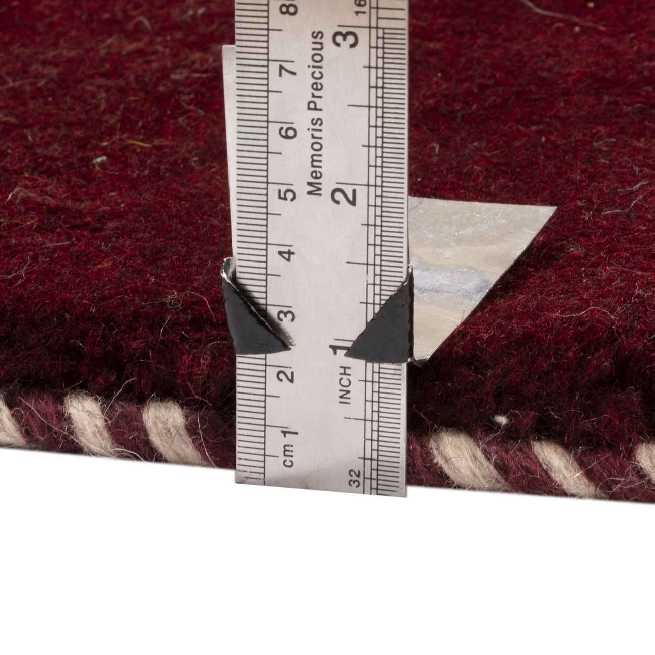 正宗波斯加贝羊毛地毯 手工编织于法尔斯