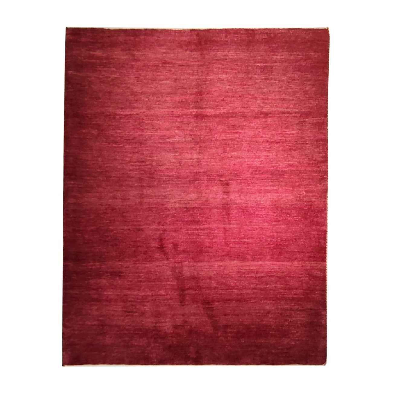 Main image of 真正波斯加贝羊毛地毯 手工编织 深红色