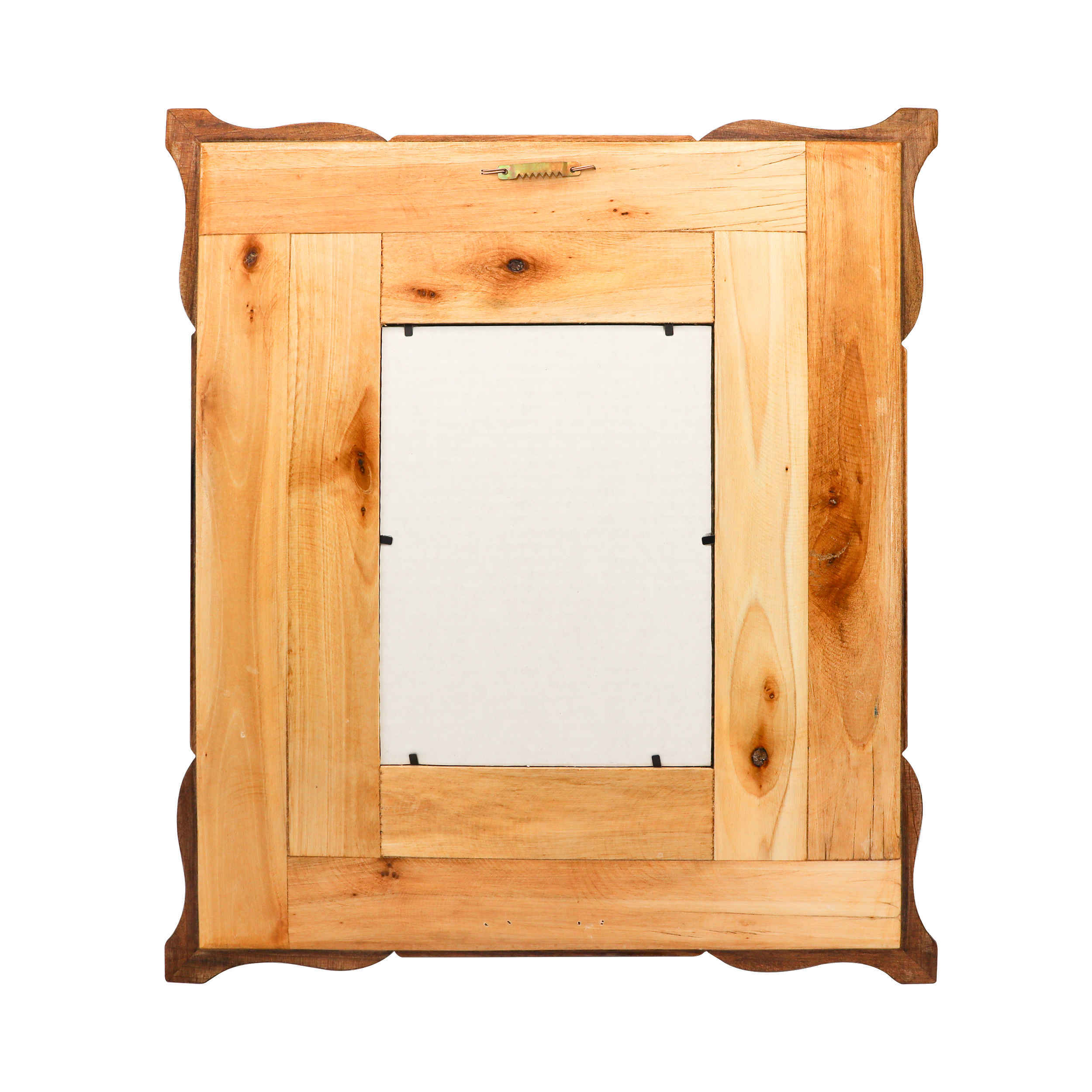 波斯木质镜框 – Khatamkari 孔雀与花卉图案