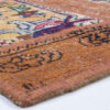 Thumbnail 2: 复古波斯手工打结拼布地毯 几何棕色