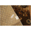 Thumbnail 2: 复古波斯手工打结拼布地毯 几何棕色