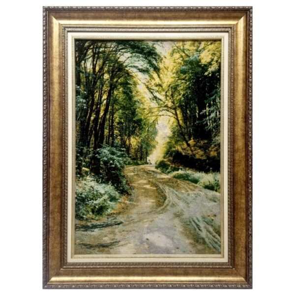 手工结波斯挂毯 – 森林图案