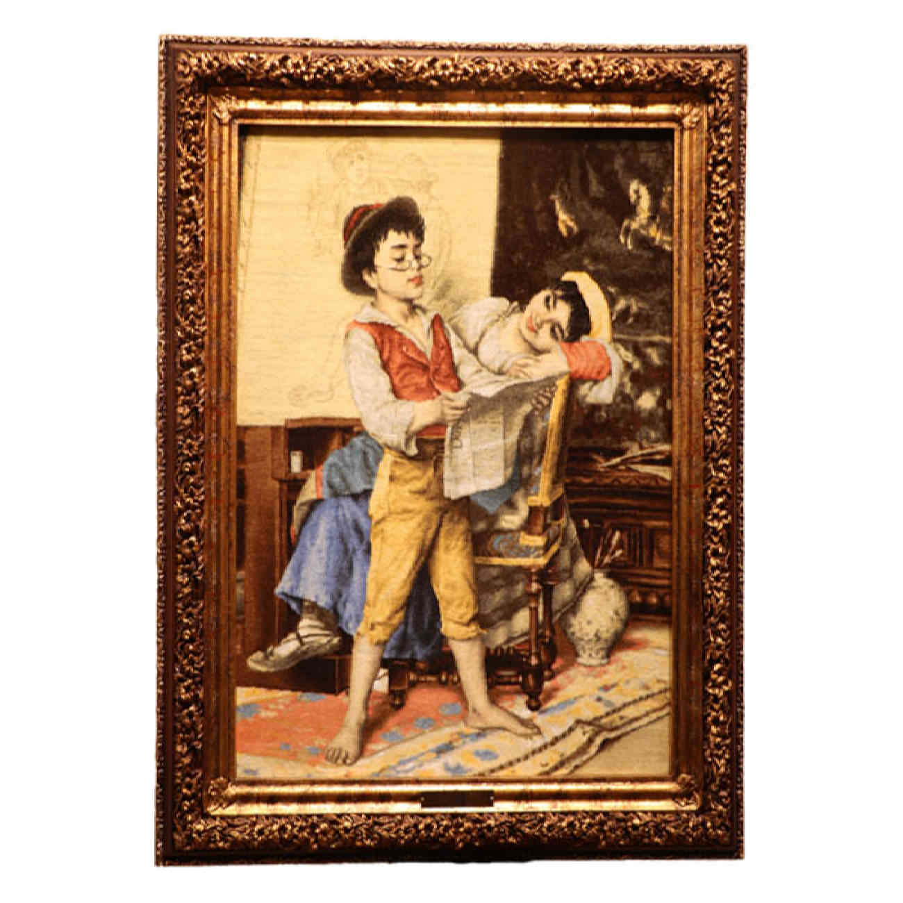 Main image of 手工结波斯挂毯 – 塔布里兹，儿童图案