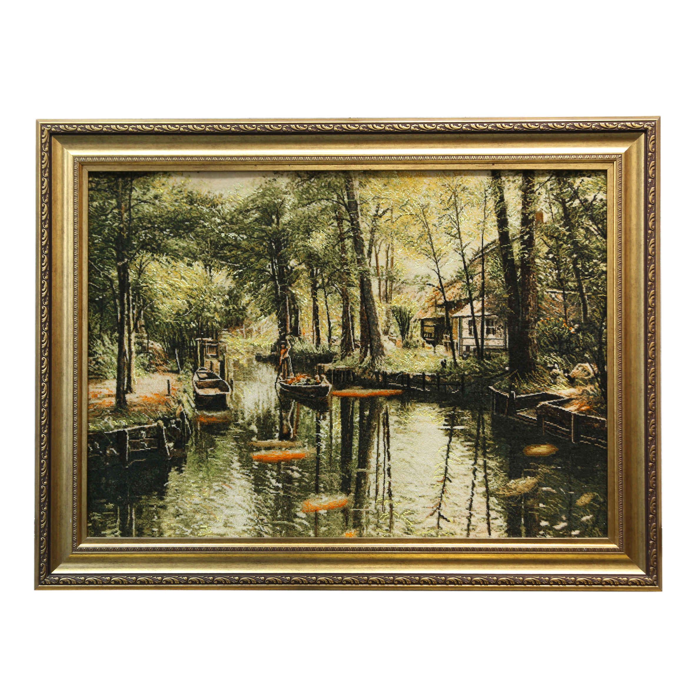 Main image of 手工结波斯挂毯 – 塔布里兹，河流图案