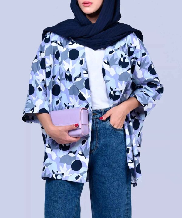 波斯女款开襟曼托——宽松波点设计