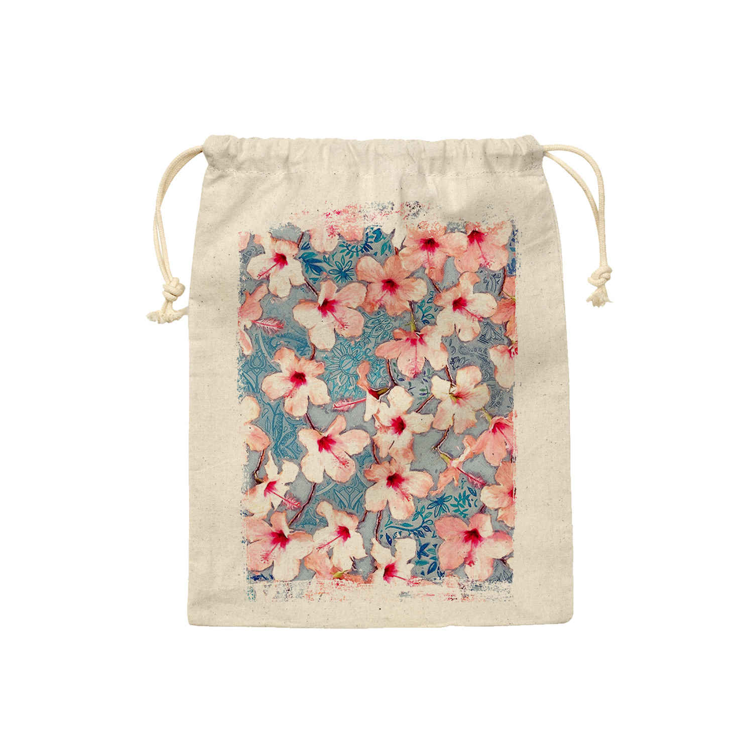 Main image of 抽绳棉布收纳袋 – 环保可重复使用