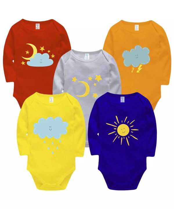 五件套婴儿包肩长袖连体衣