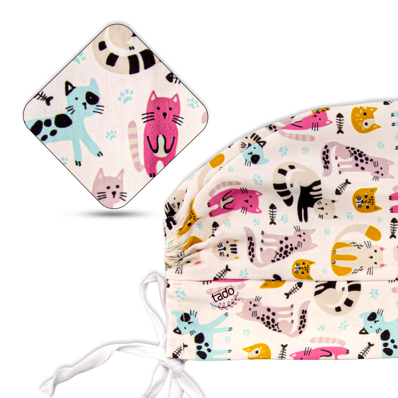 女士V领兽医工作服套装——经典与舒适