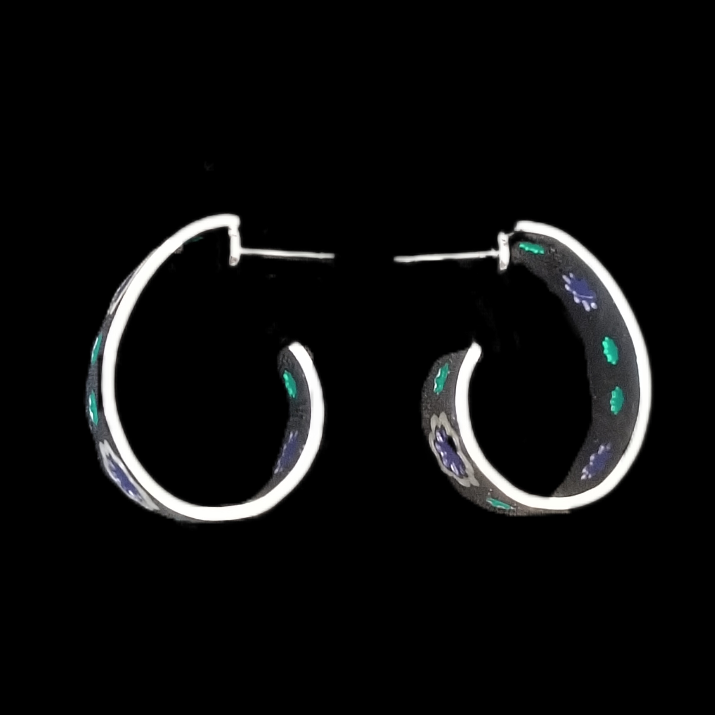 Main image of 女士金属耳坠 – 印度花卉设计