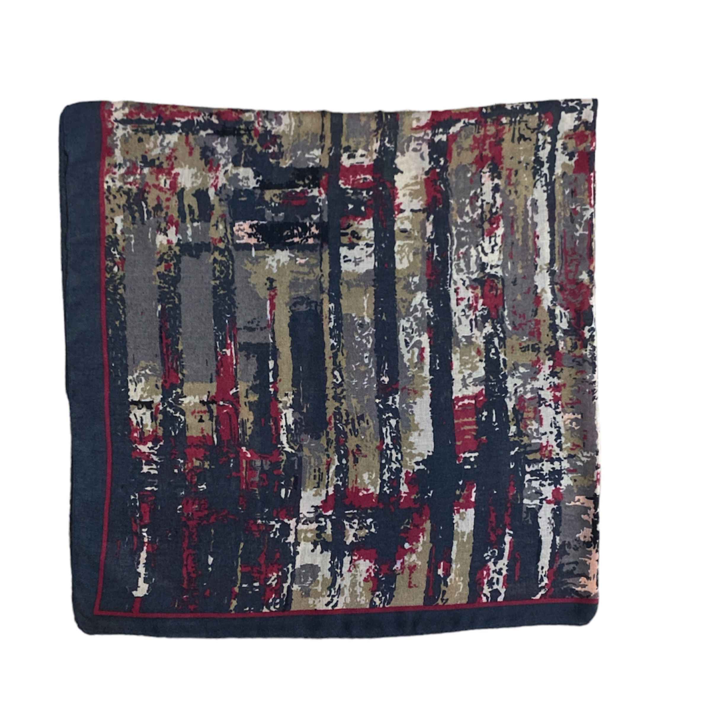 女士围巾 – 抽象设计日常佩戴,手感柔软