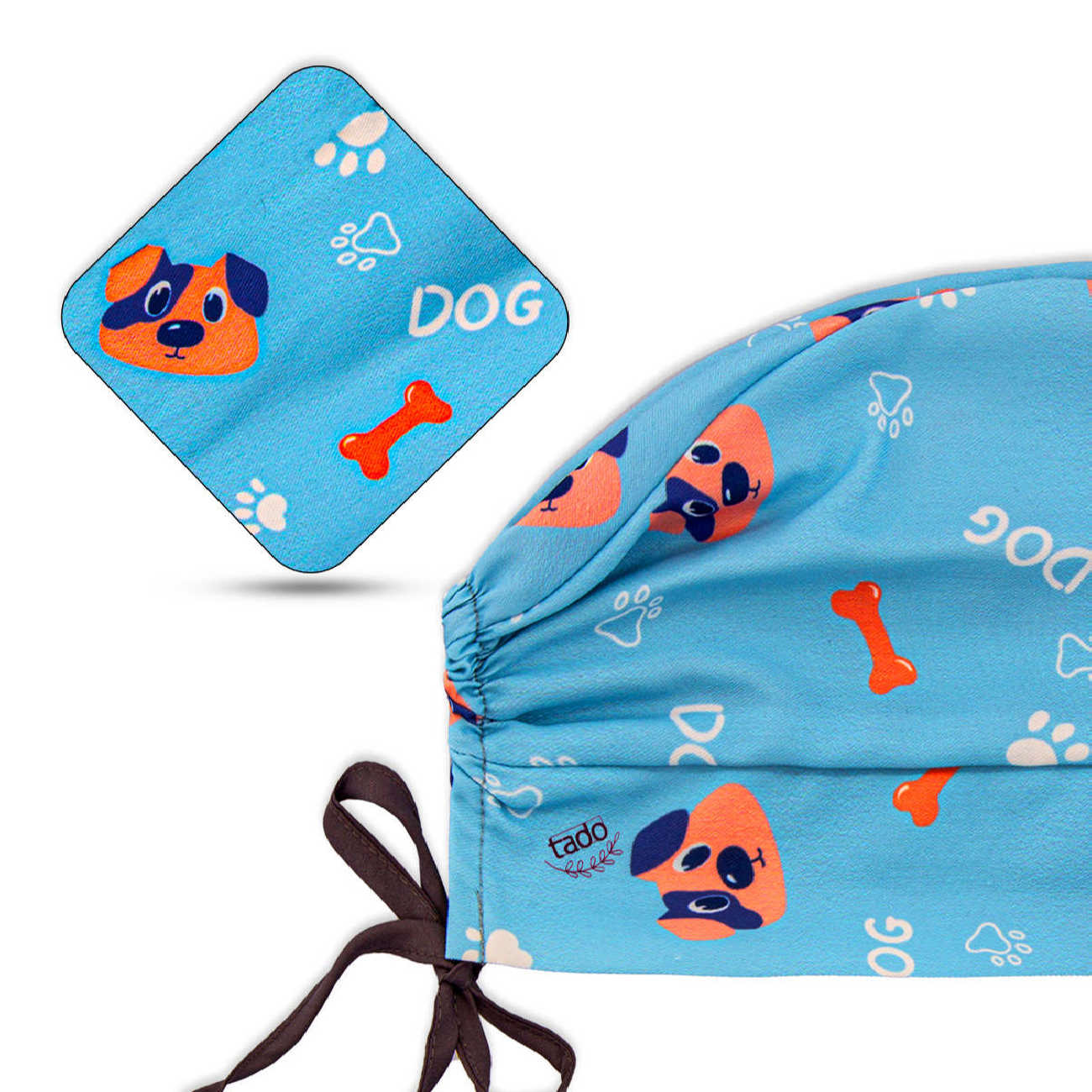 女士兽医工作服套装——帽子配套 · 协调与优雅