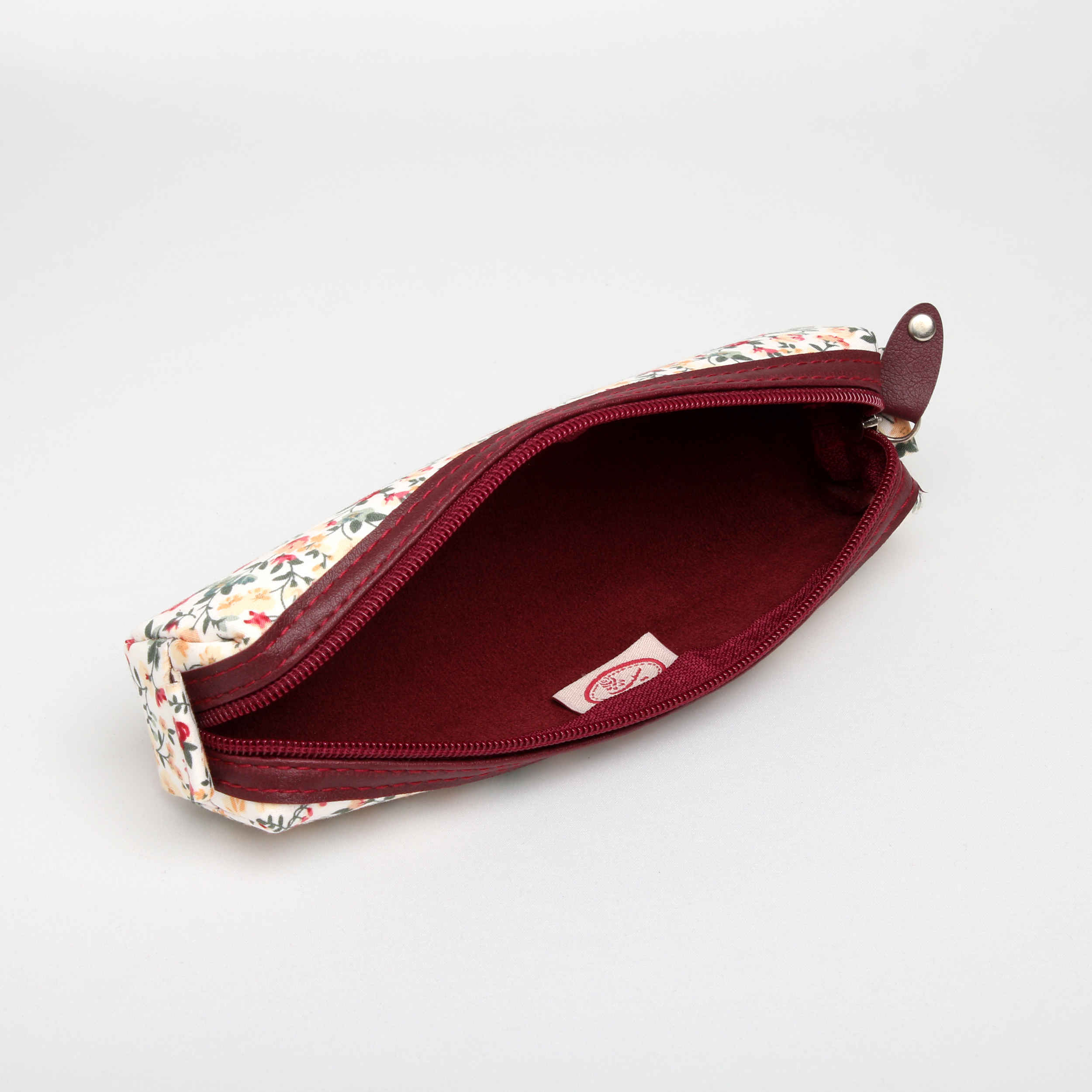 花卉拉链笔袋 – 适合学校与办公用品