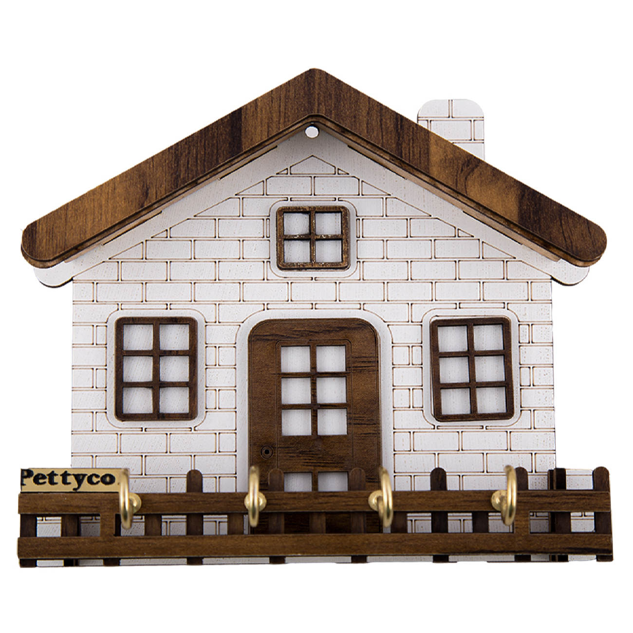 4钩墙面钥匙挂架 – 小屋设计