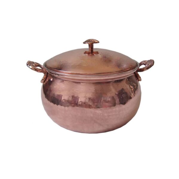 波斯铜汤锅 – 传统锤纹烹饪风格 正宗