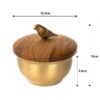 Thumbnail 3: 黄铜糖碗带盖 – 鸟形设计