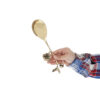 Thumbnail 3: 黄铜花卉设计坚果勺