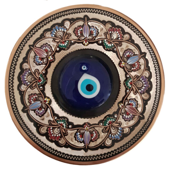 装饰铜盘——手绘波斯掐丝珐琅工艺