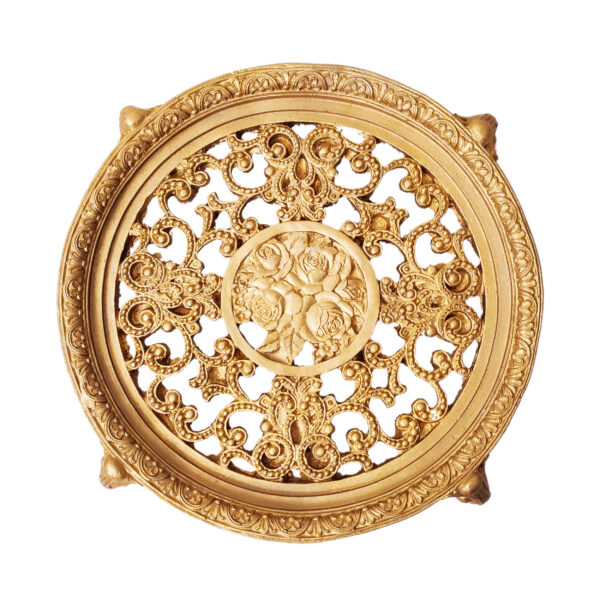 装饰托盘 聚树脂花卉传统设计