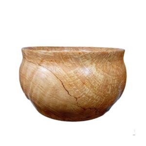 装饰木碗 – 手工制作，乡村风格