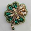 Thumbnail 3: 女士串珠胸针别针 – 花卉设计