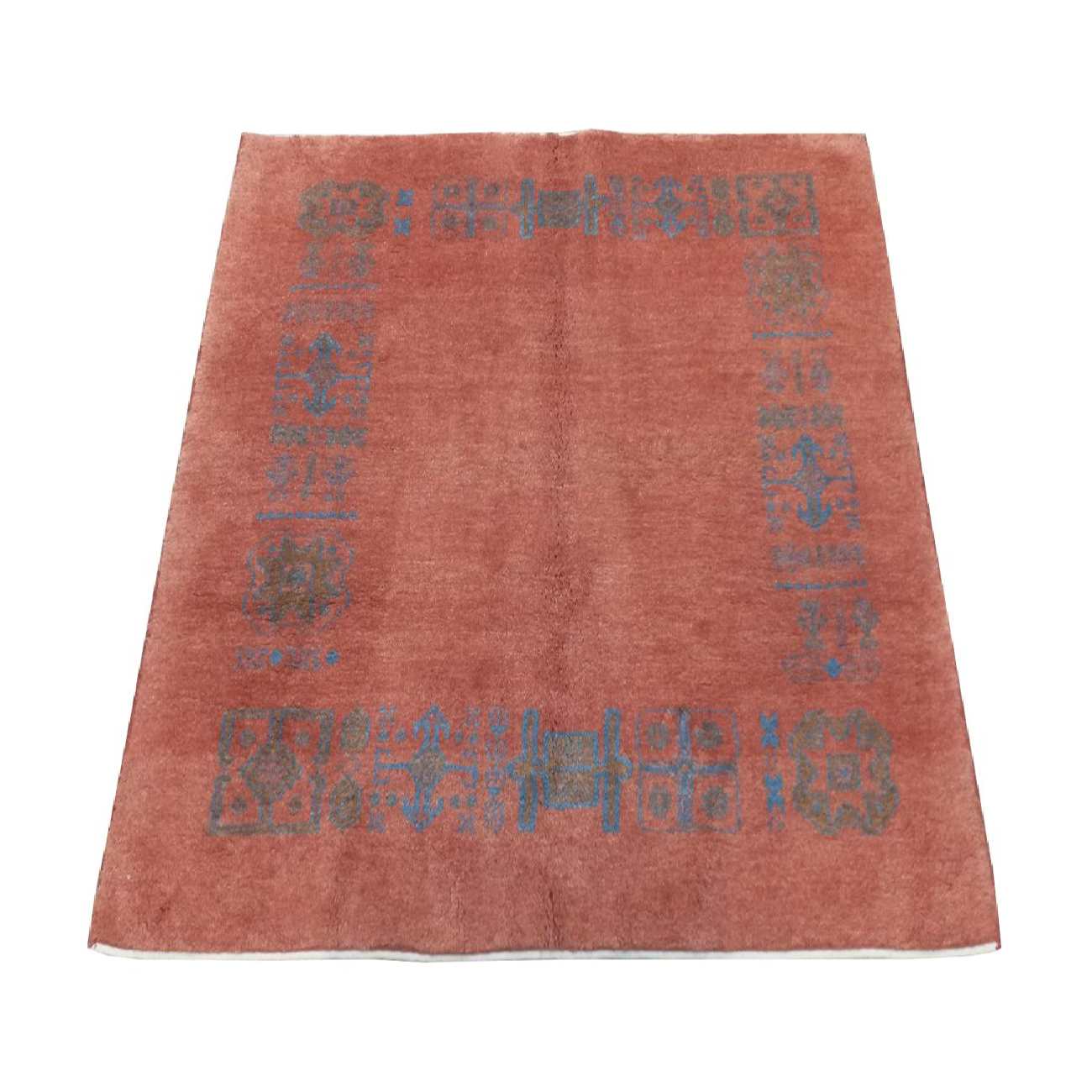 正宗波斯加贝毯羊毛地毯 手工编织 边框款