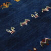 Thumbnail 4: 波斯加贝毯羊毛地毯 手工编织于法尔斯 带动物图案