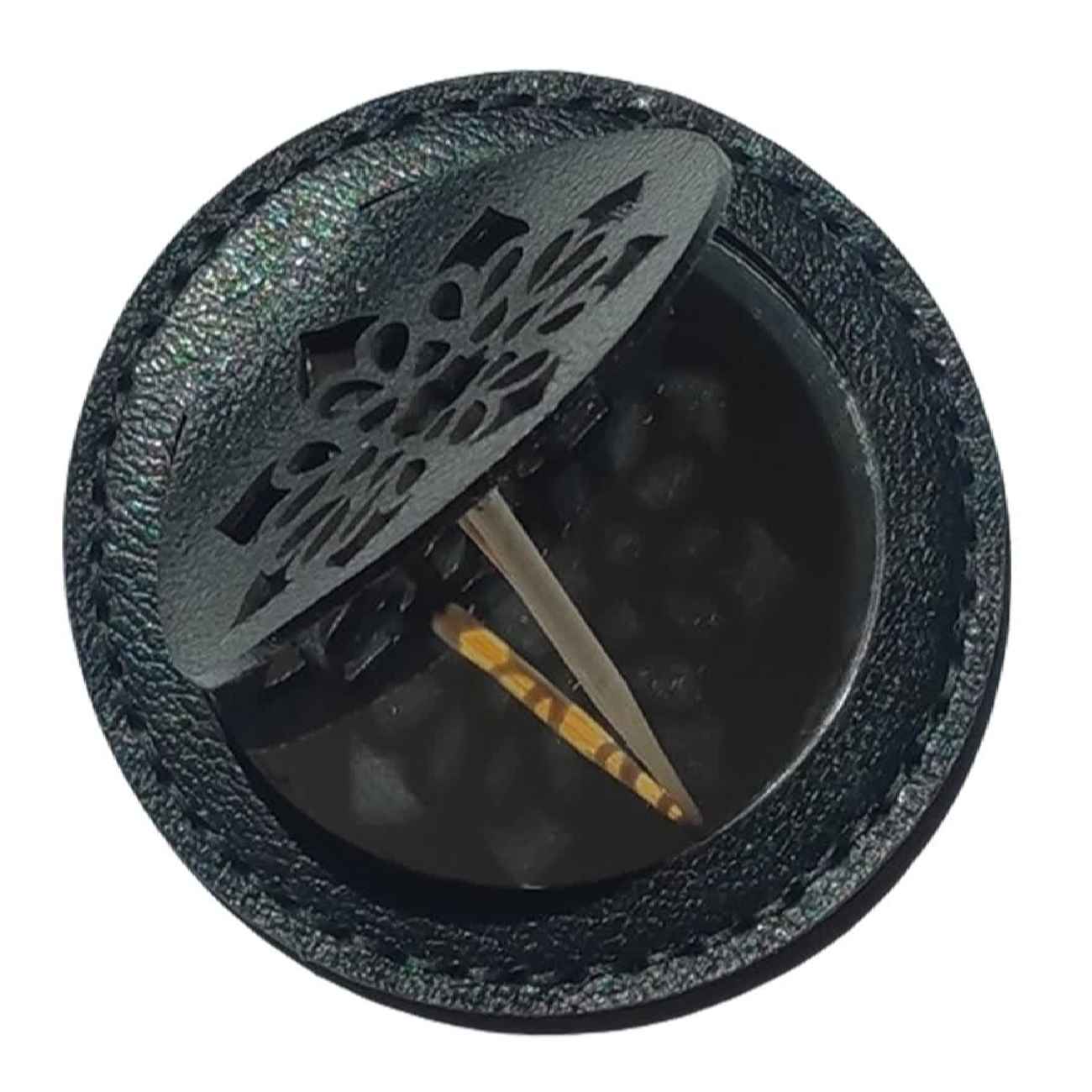 便携化妆镜,波斯风格皮革设计