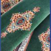 Thumbnail 5: 伊斯兰清真寺地毯 —— 米哈布图案，棉质绿色，5米