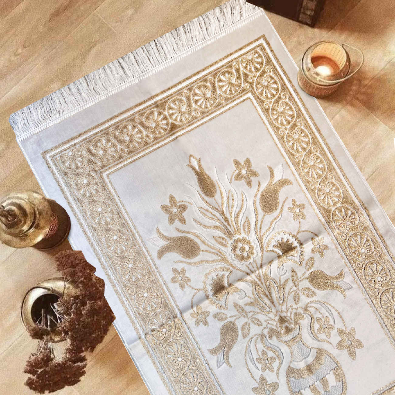 伊斯兰加厚祈祷毯 Janamaz/Sajadah —— 天鹅绒款