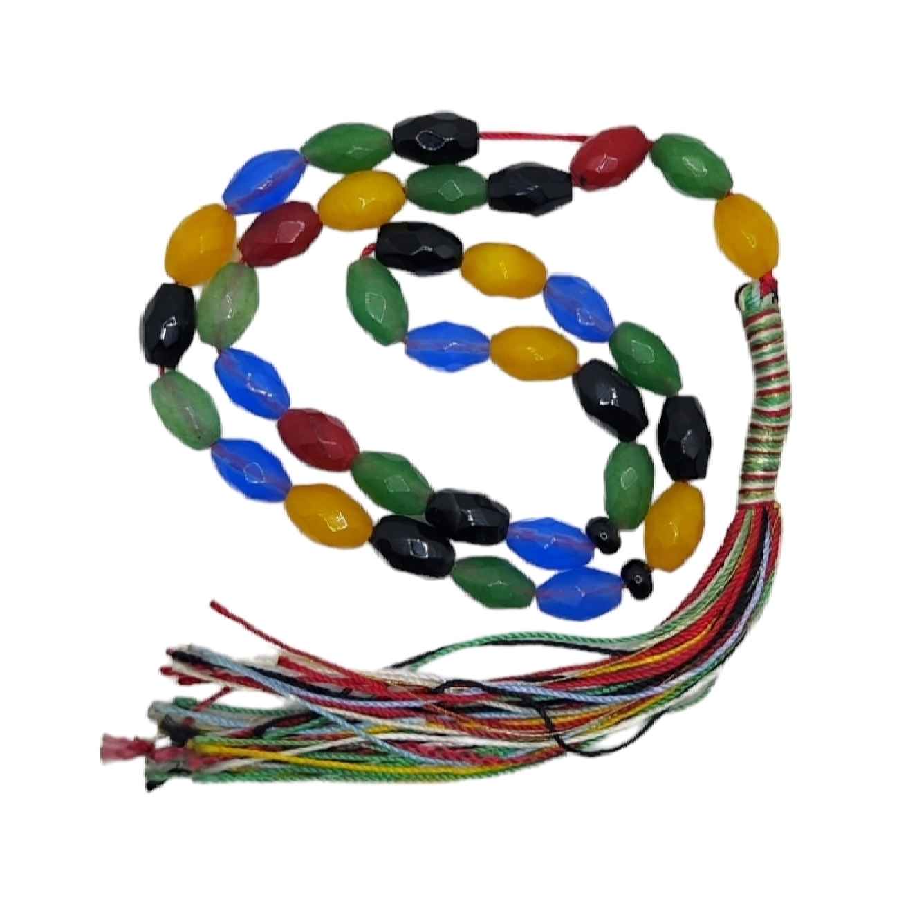 Main image of 伊斯兰玛瑙念珠 —— 33颗彩色祈祷珠 Tasbih